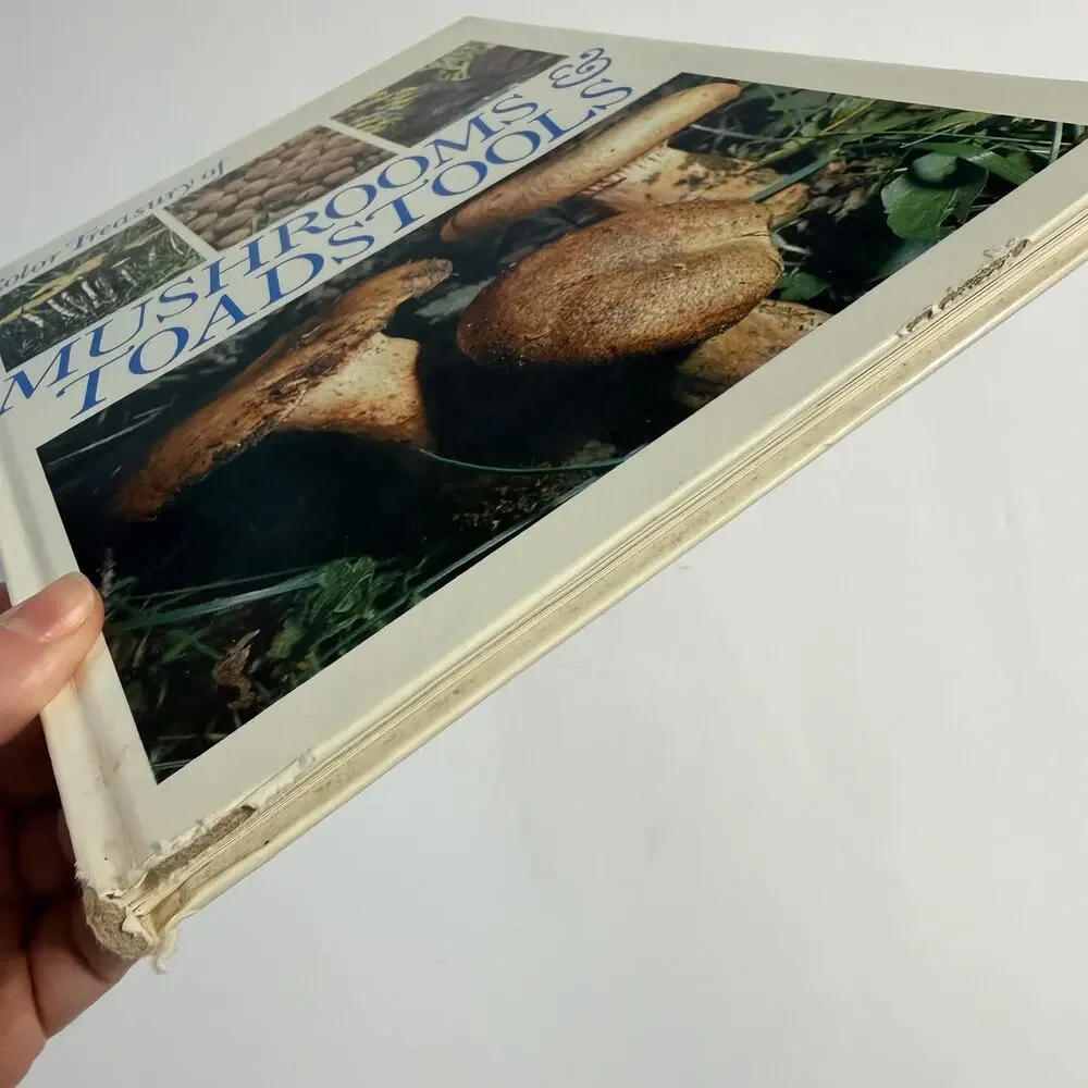 Color Treasury of Mushrooms and Toadstools How To Find And Identify Them 1972